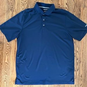 Reebok Golf Speedwick Polo Shirt - 1XLT (Navy Blue)
